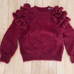 Misha and Puff kids ruffle sweater